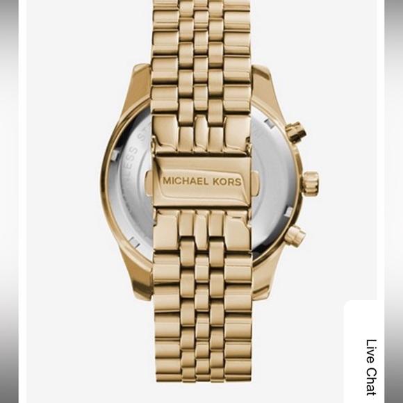 Michael Kors Lexington Gold Tone Watch - Picture 4 of 5